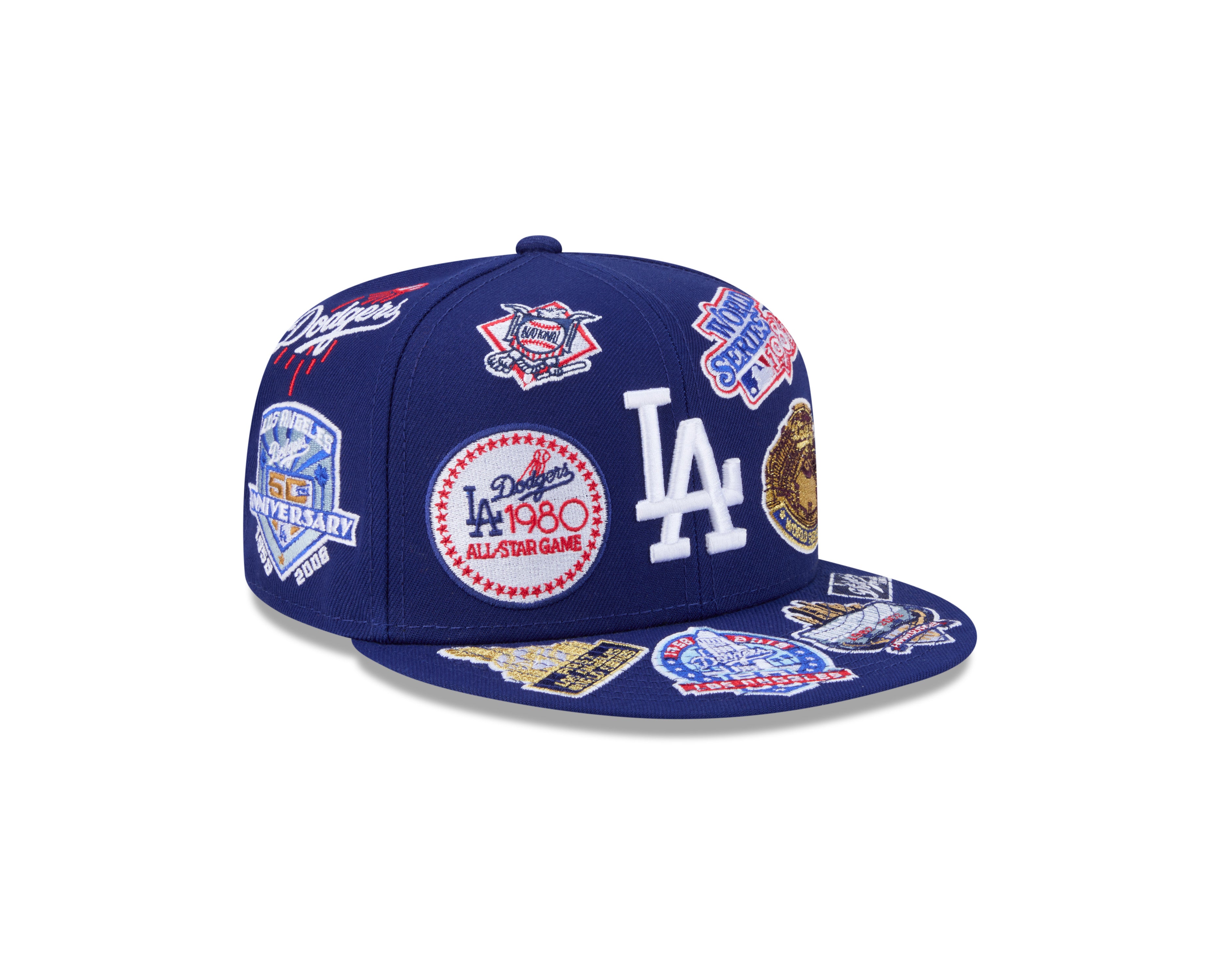 New Era - 59FIFTY - ALL OVER - Los Angeles Dodgers - Blue - Headz Up 