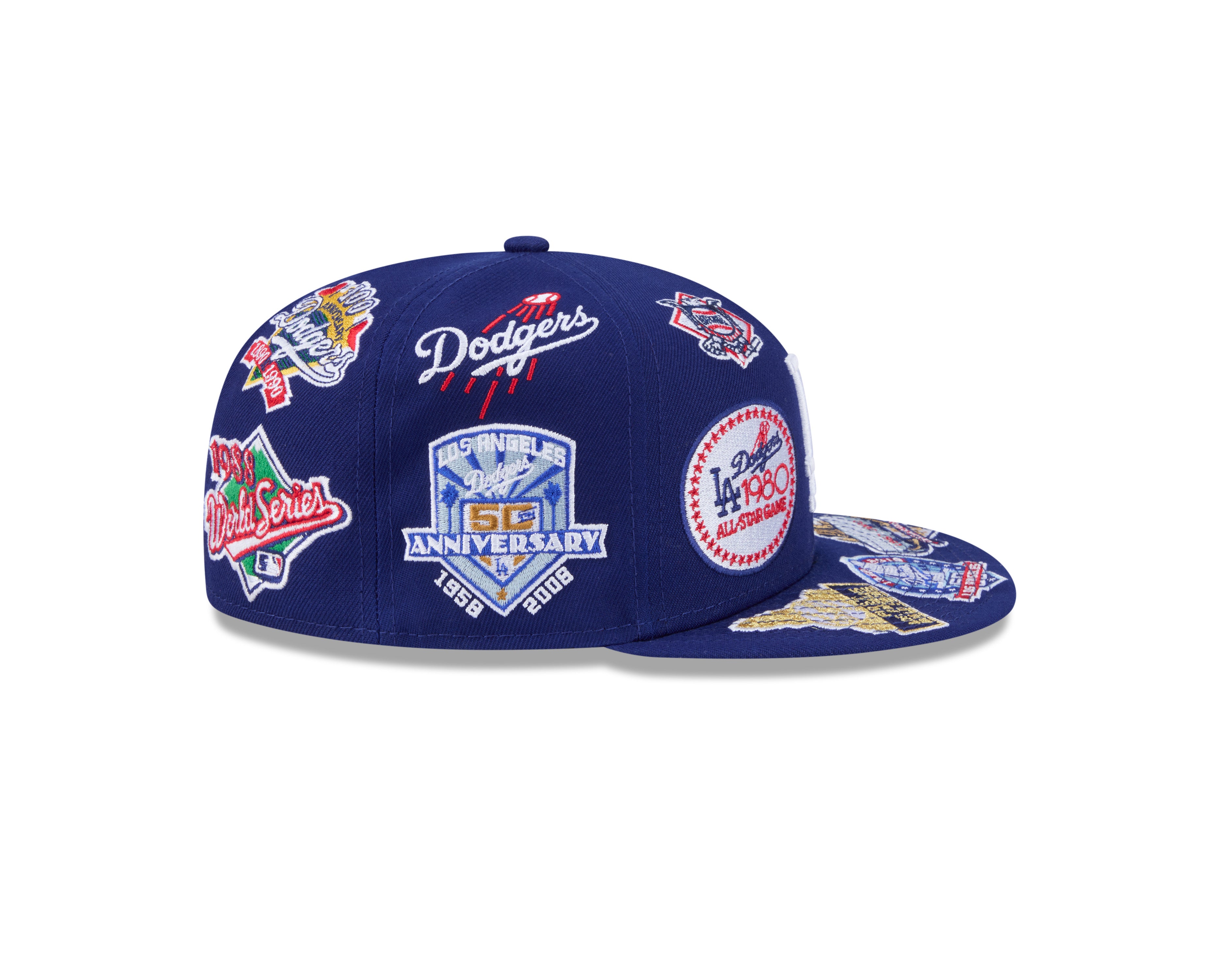 New Era - 59FIFTY - ALL OVER - Los Angeles Dodgers - Blue - Headz Up 