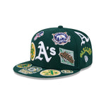 New Era - 59FIFTY - ALL OVER - Oakland Athletics . Dark Green - Headz Up 