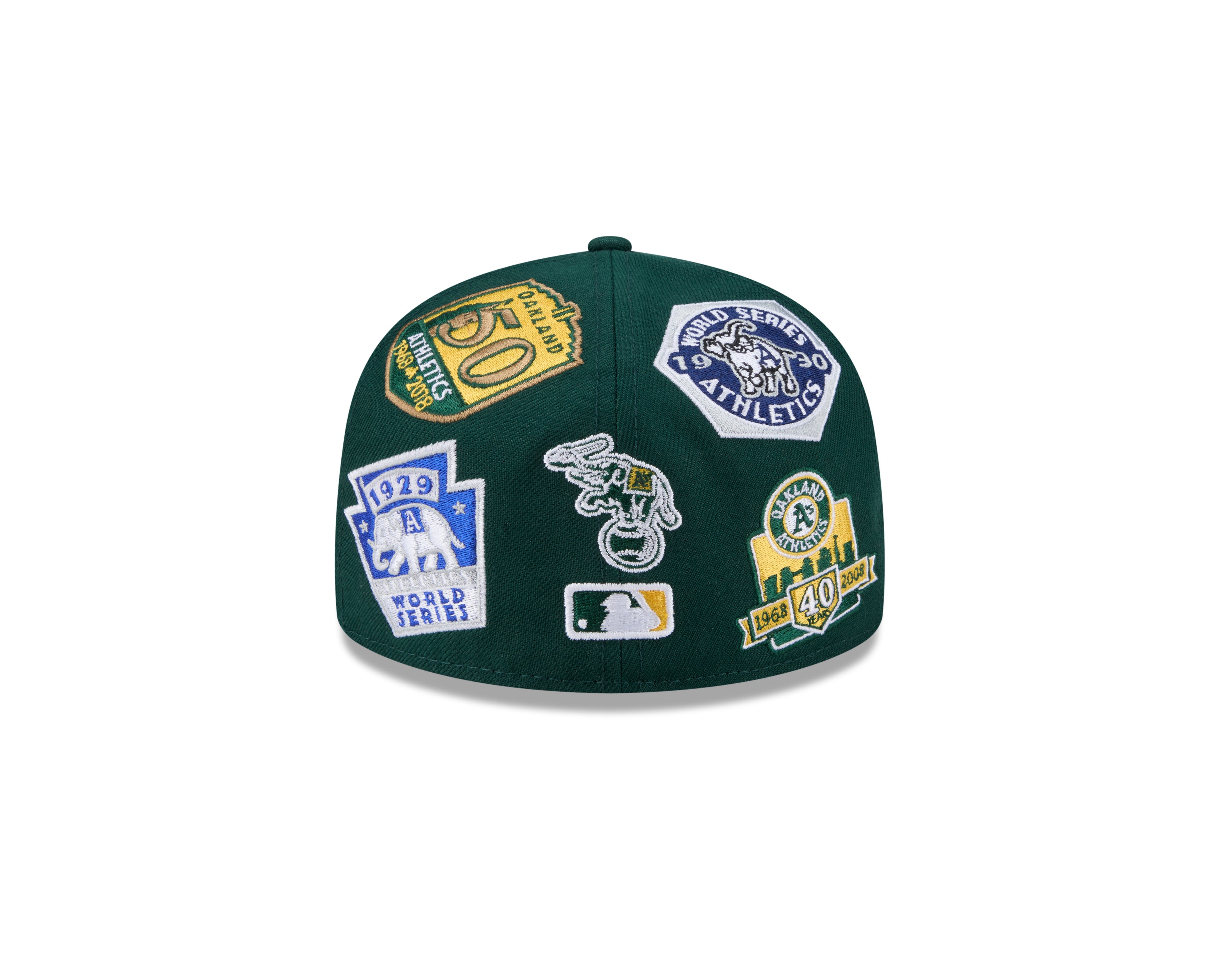New Era - 59FIFTY - ALL OVER - Oakland Athletics . Dark Green - Headz Up 
