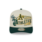 New Era - 9FIFTY A-Frame Snapback - Classics - Oakland Athletics - Chrome/Green - Headz Up 
