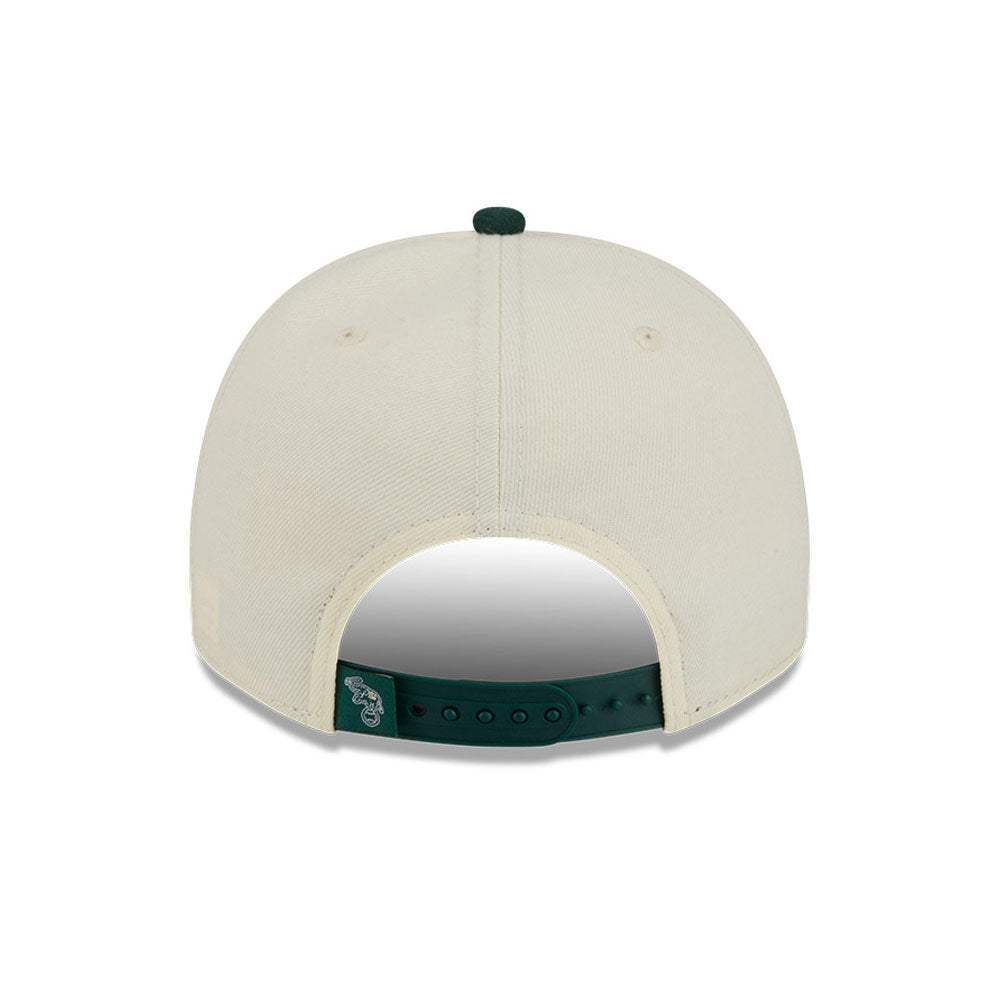 New Era - 9FIFTY A-Frame Snapback - Classics - Oakland Athletics - Chrome/Green - Headz Up 