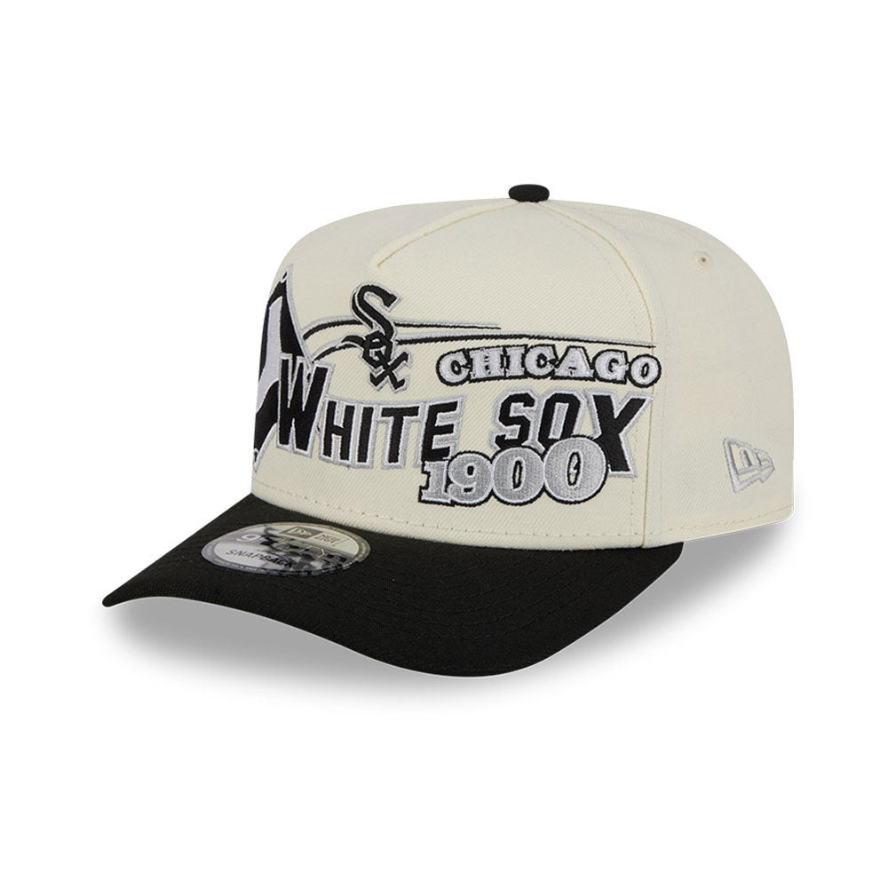 New Era - 9FIFTY A-Frame Snapback - Classics - Chicago White Sox - Chrome/Black - Headz Up 