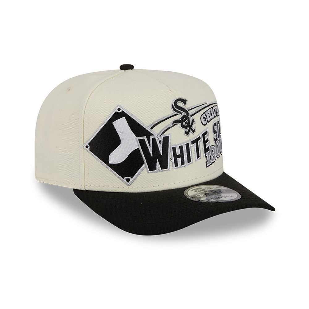 New Era - 9FIFTY A-Frame Snapback - Classics - Chicago White Sox - Chrome/Black - Headz Up 