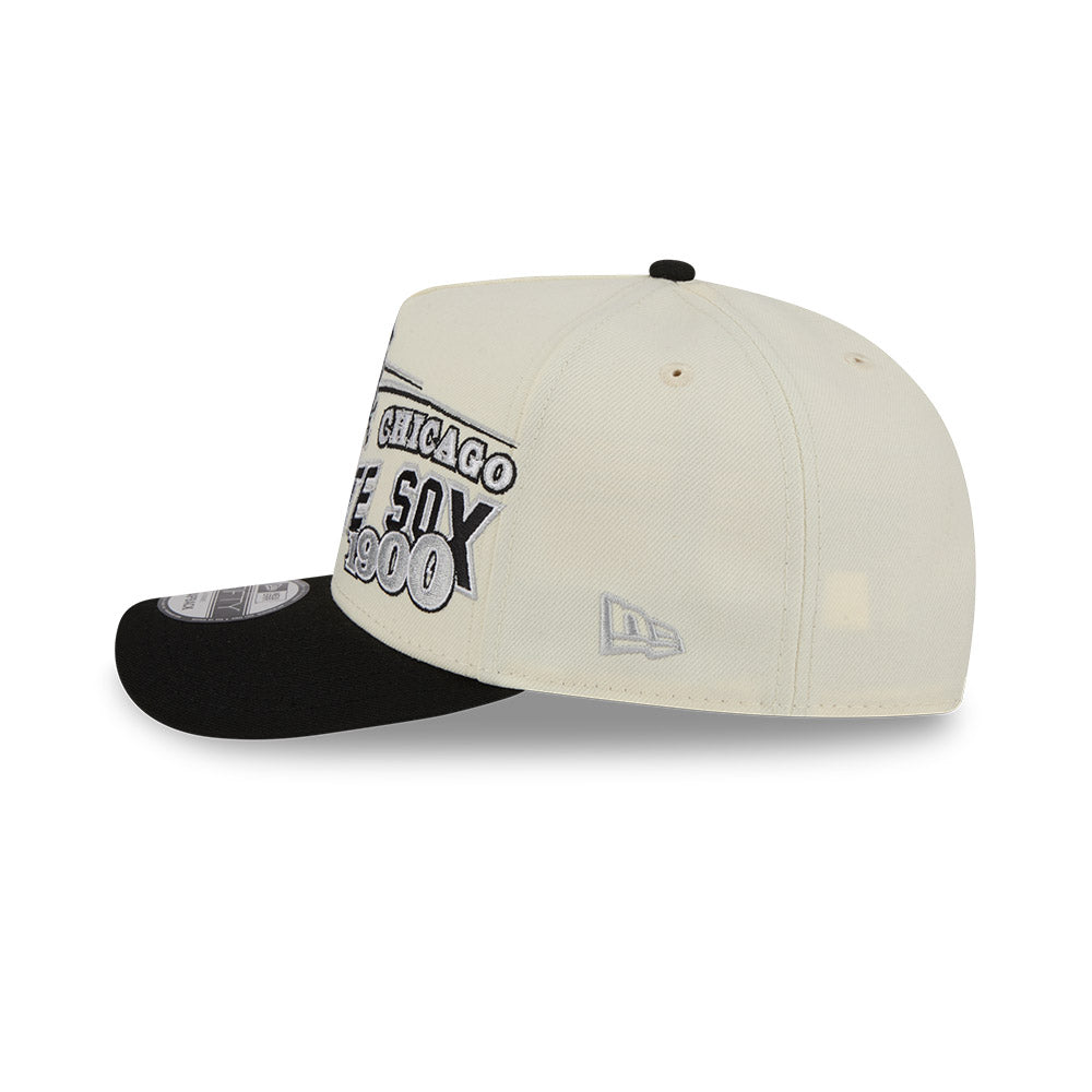 New Era - 9FIFTY A-Frame Snapback - Classics - Chicago White Sox - Chrome/Black - Headz Up 