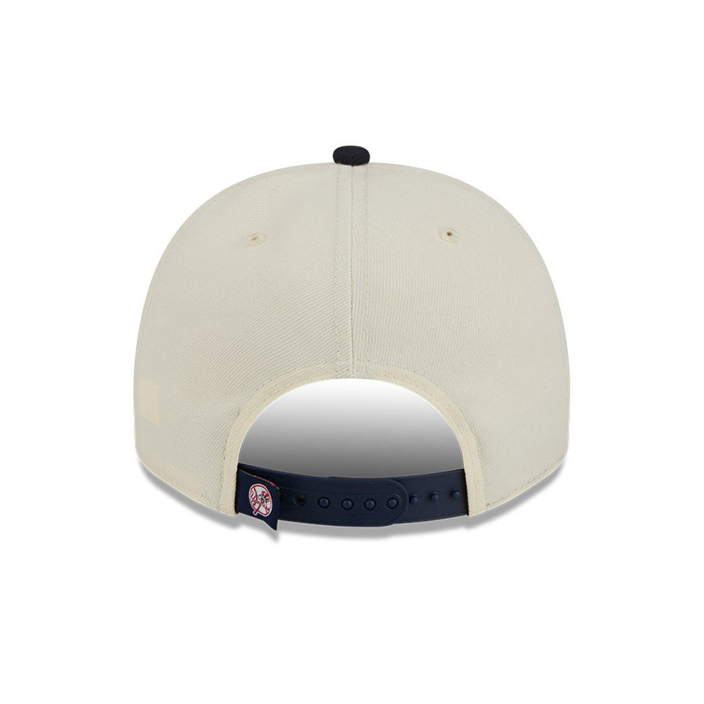 New Era - 9FIFTY A-Frame Snapback - Classics - New York Yankees - Chrome/Navy - Headz Up 