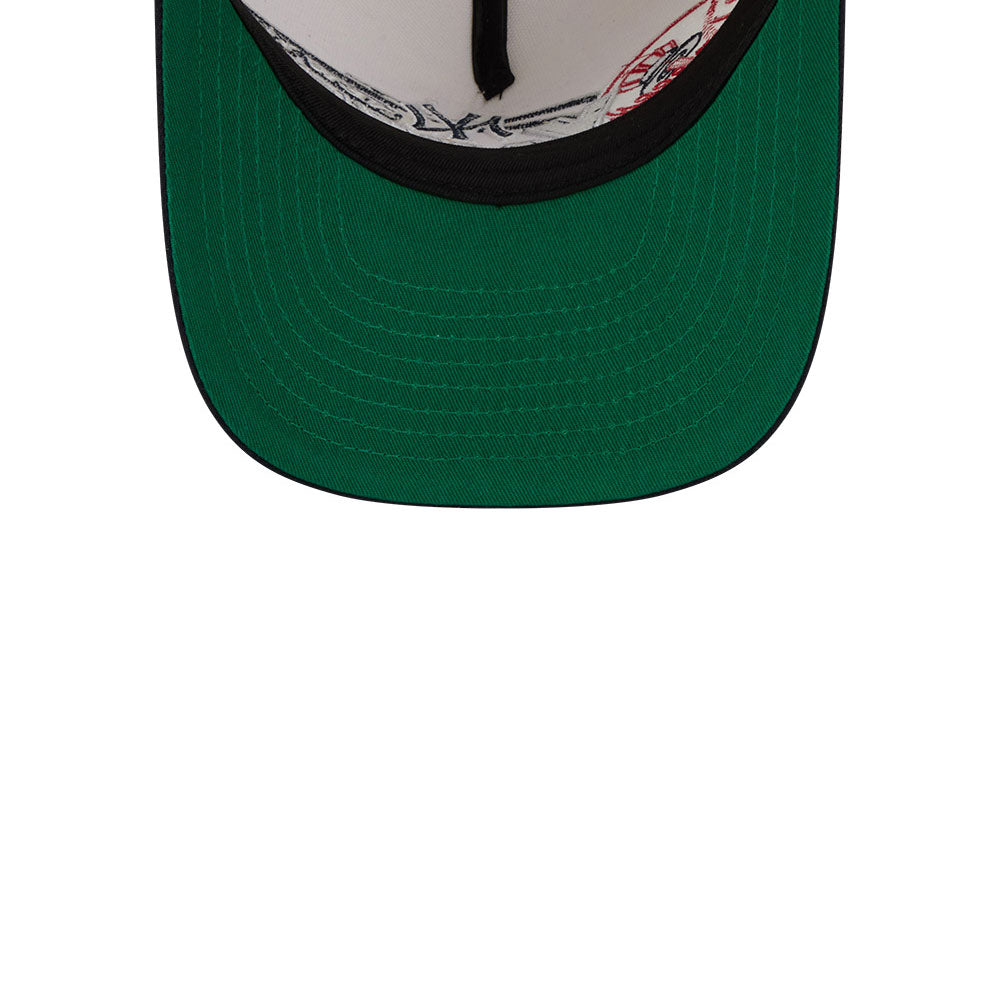 New Era - 9FIFTY A-Frame Snapback - Classics - New York Yankees - Chrome/Navy - Headz Up 