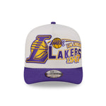 New Era - 9FIFTY A-Frame Snapback - Classics - Los Angeles Lakers - Chrome/Purple - Headz Up 