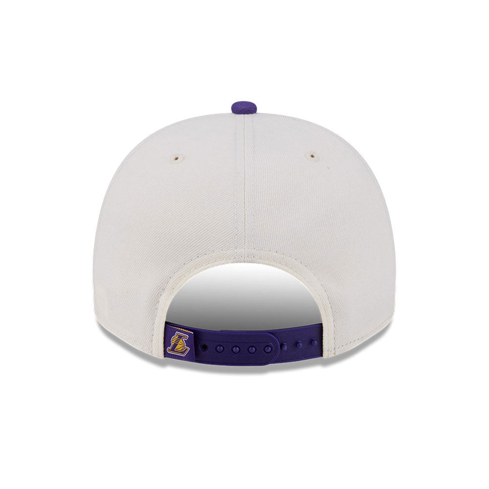 New Era - 9FIFTY A-Frame Snapback - Classics - Los Angeles Lakers - Chrome/Purple - Headz Up 