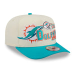 New Era - 9FIFTY A-Frame Snapback - Classics - Miami Dolphins Chrome/Teal - Headz Up 