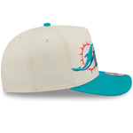 New Era - 9FIFTY A-Frame Snapback - Classics - Miami Dolphins Chrome/Teal - Headz Up 