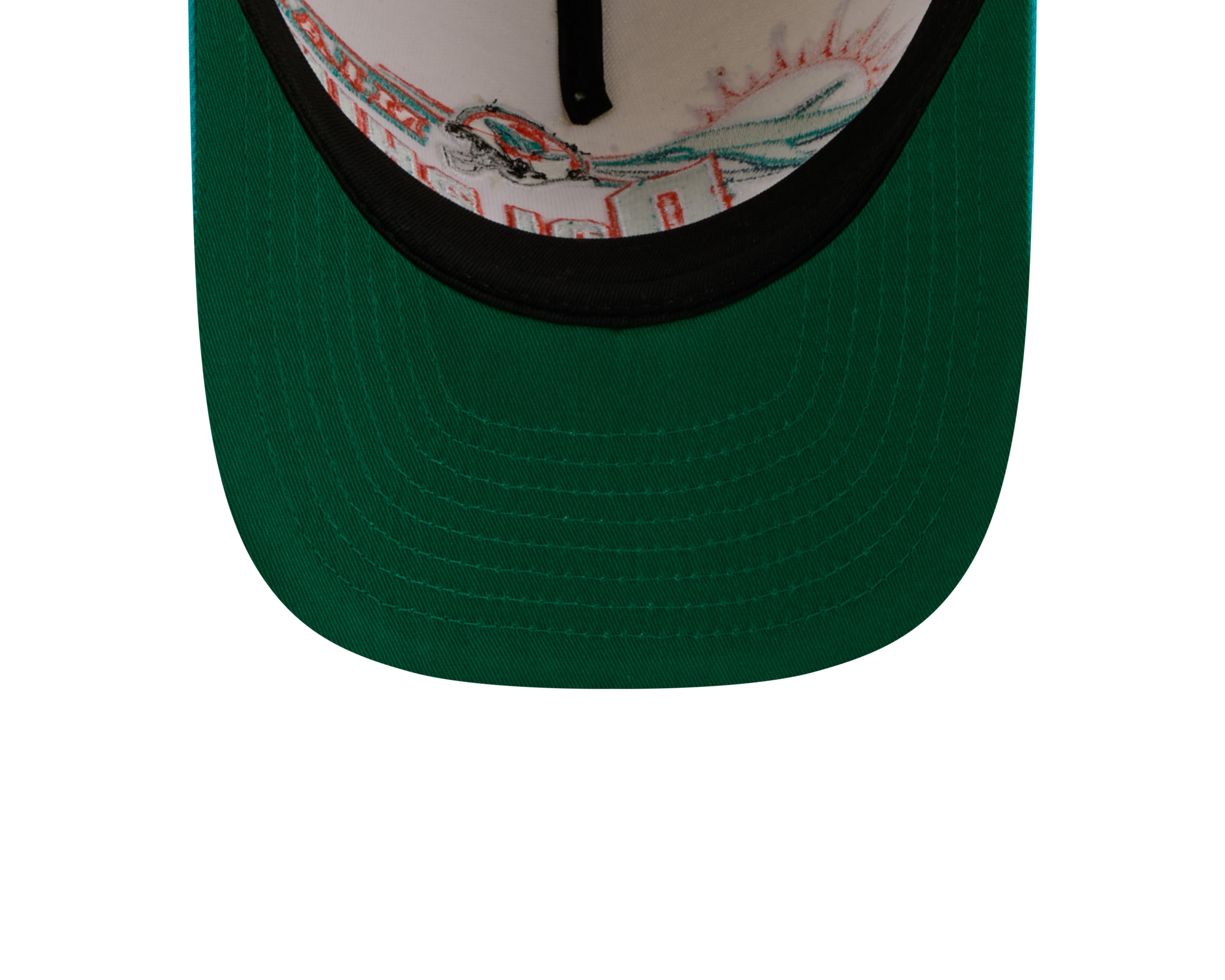 New Era - 9FIFTY A-Frame Snapback - Classics - Miami Dolphins Chrome/Teal - Headz Up 