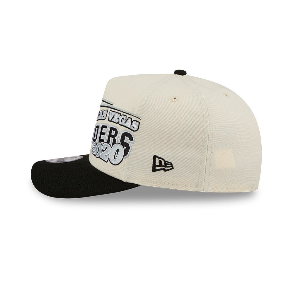 New Era - 9FIFTY A-Frame Snapback - Classics - Las Vegas Raiders - Chrome/Black - Headz Up 
