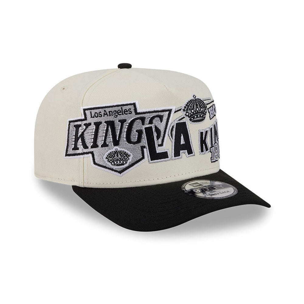 New Era - 9FIFTY A-Frame Snapback - Classics - Los Angeles Kings - Chrome/Black - Headz Up 