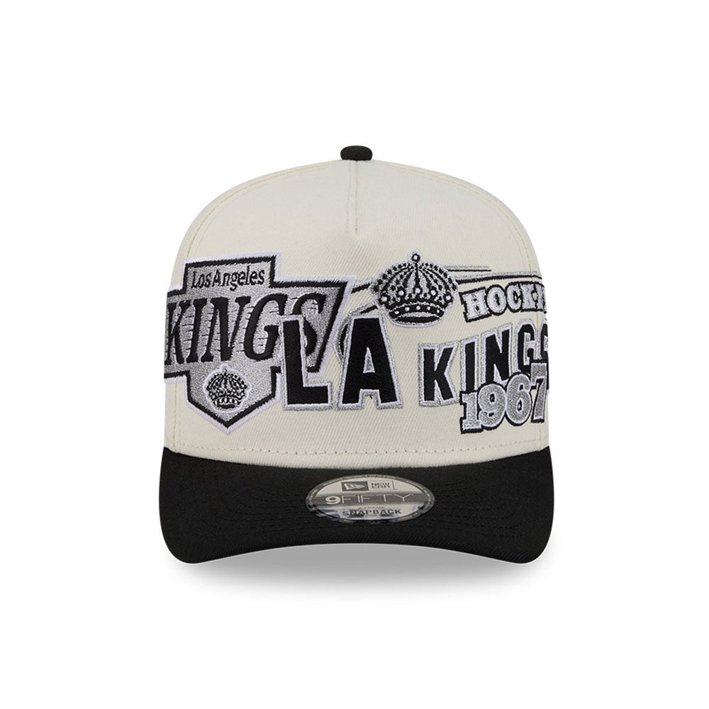 New Era - 9FIFTY A-Frame Snapback - Classics - Los Angeles Kings - Chrome/Black - Headz Up 