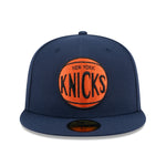 New Era - 59FIFTY Fitted Cap - New York Knicks - Hardwood Classic - Navy - Headz Up 