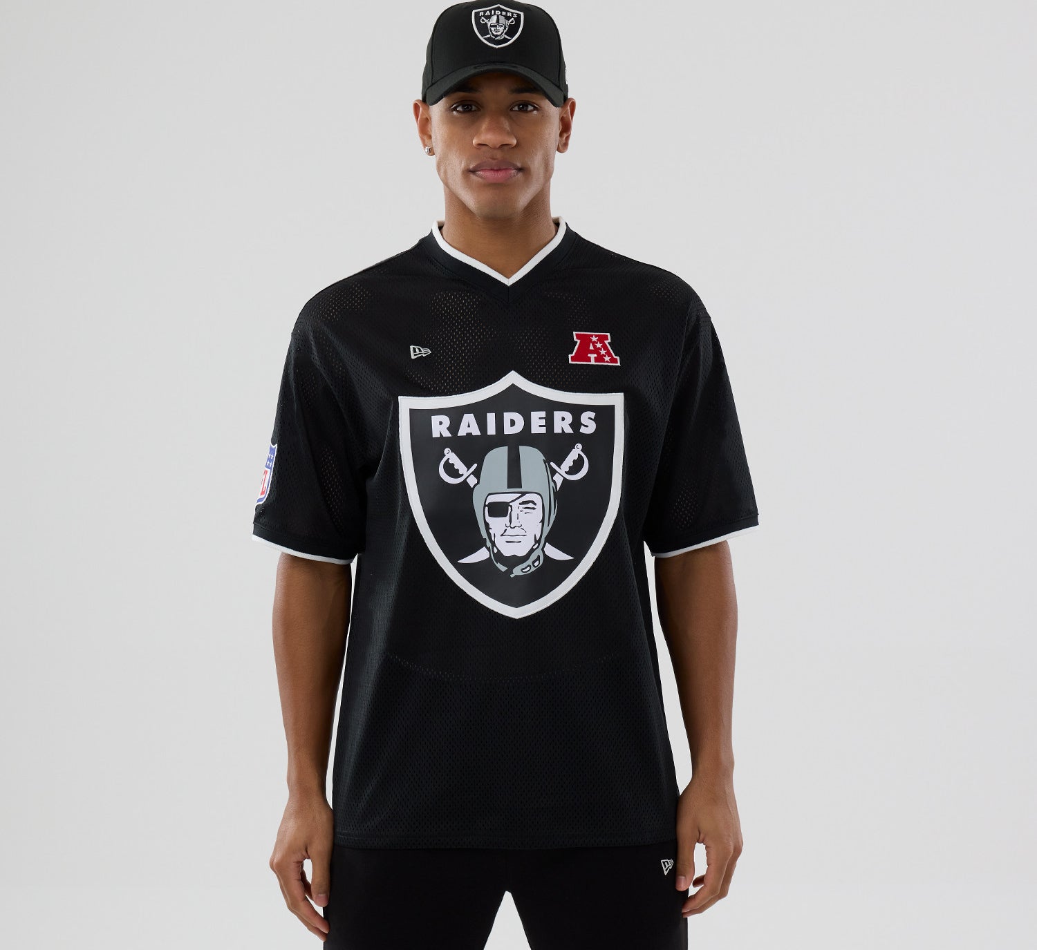 New Era - NFL Oversize Mesh Tee - Las Vegas Raiders - Headz Up 