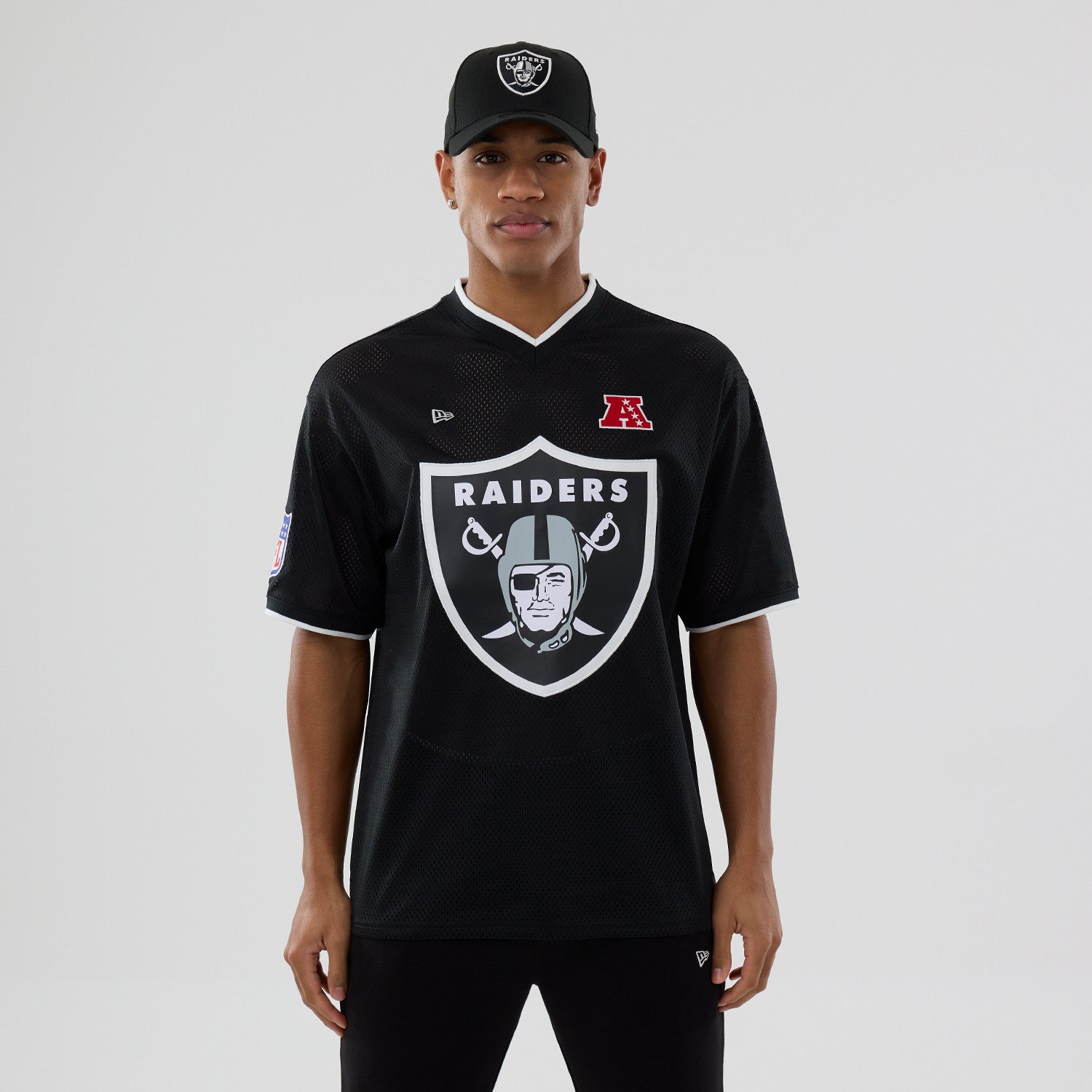 New Era - NFL Oversize Mesh Tee - Las Vegas Raiders - Headz Up 