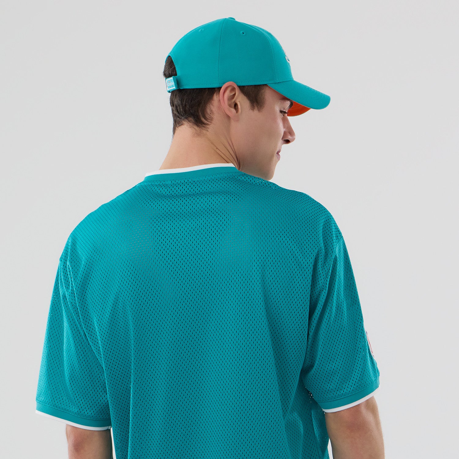 New Era - NFL Oversize Mesh Tee - Miami Dolphins - Headz Up 