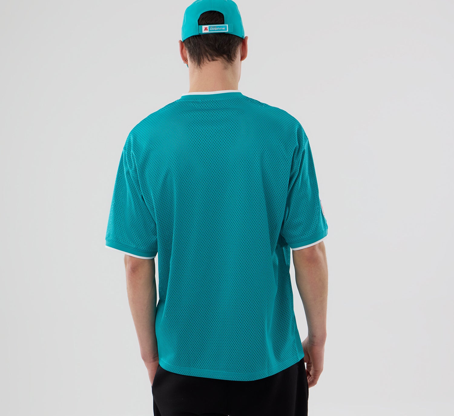 New Era - NFL Oversize Mesh Tee - Miami Dolphins - Headz Up 
