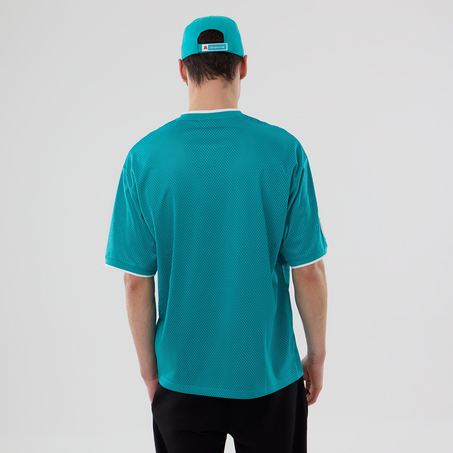 New Era - NFL Oversize Mesh Tee - Miami Dolphins - Headz Up 