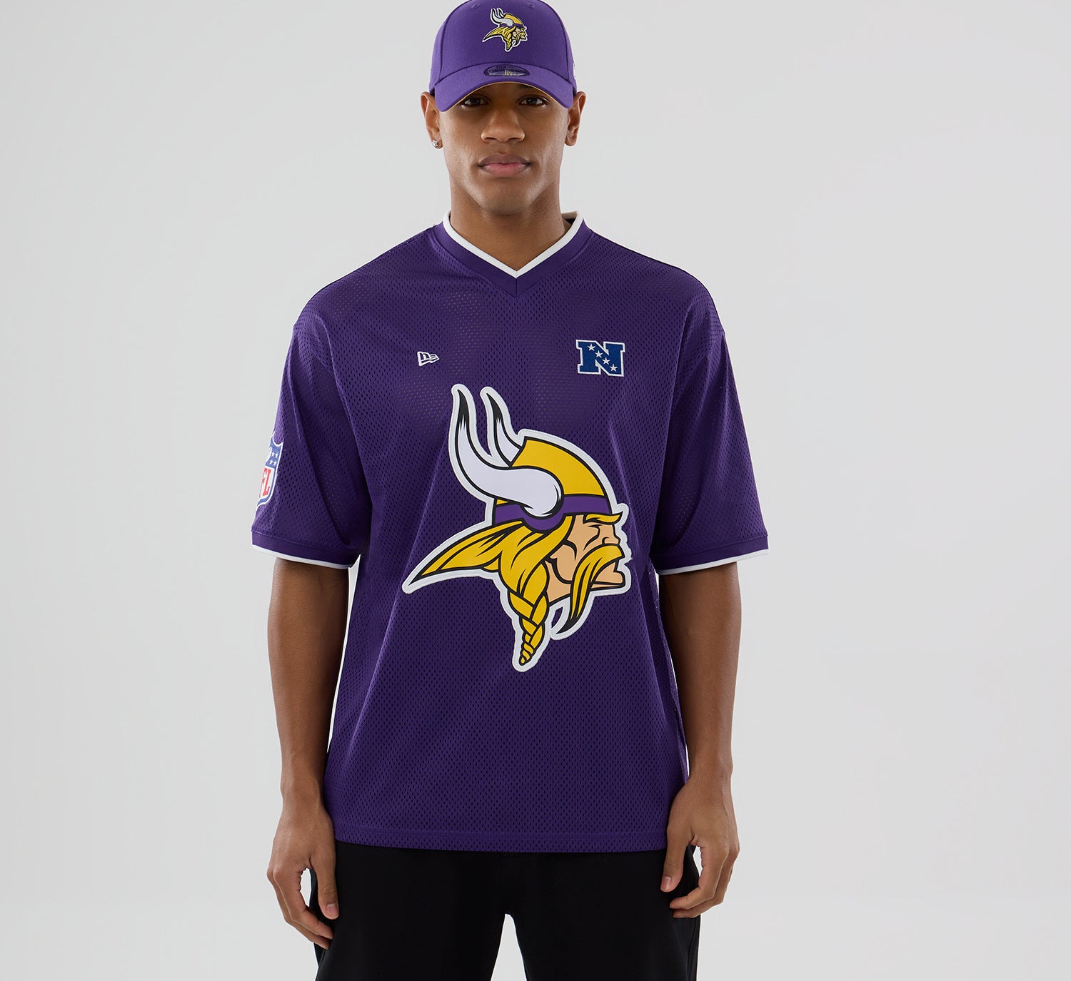 New Era - NFL Oversize Mesh Tee - Minnesota Vikings - Headz Up 