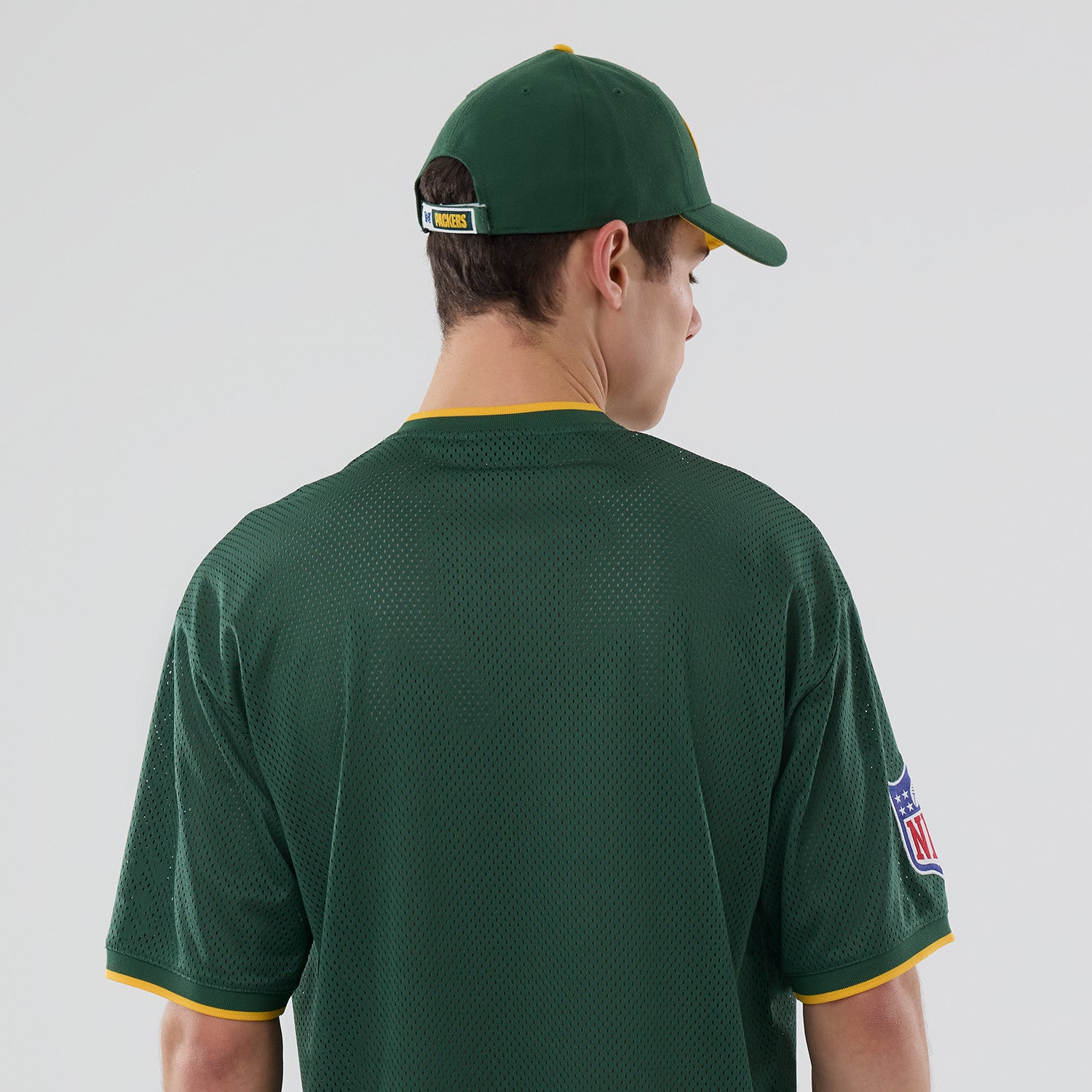 New Era - NFL Oversize Mesh Tee - Green Bay Packers - Headz Up 