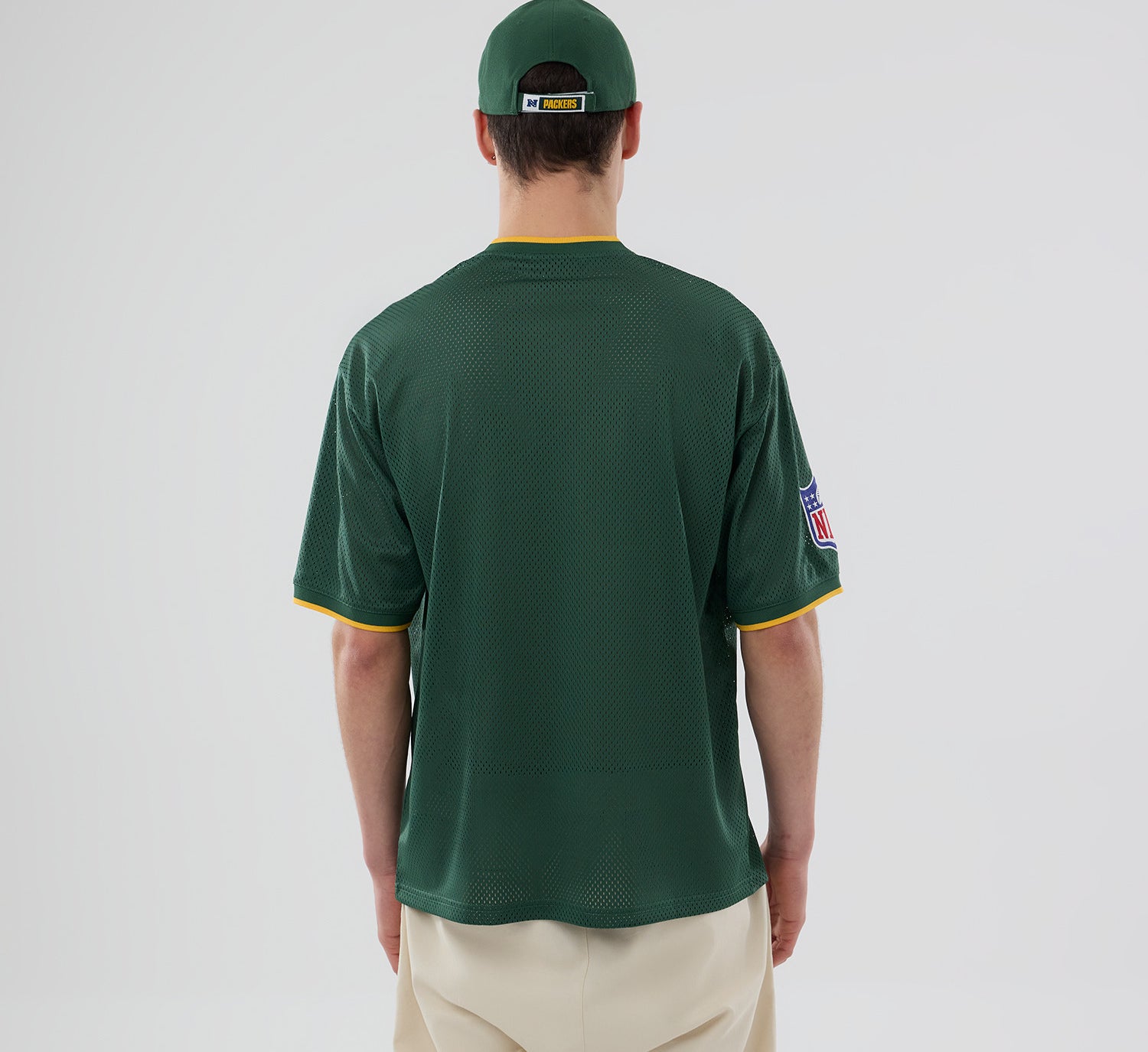 New Era - NFL Oversize Mesh Tee - Green Bay Packers - Headz Up 