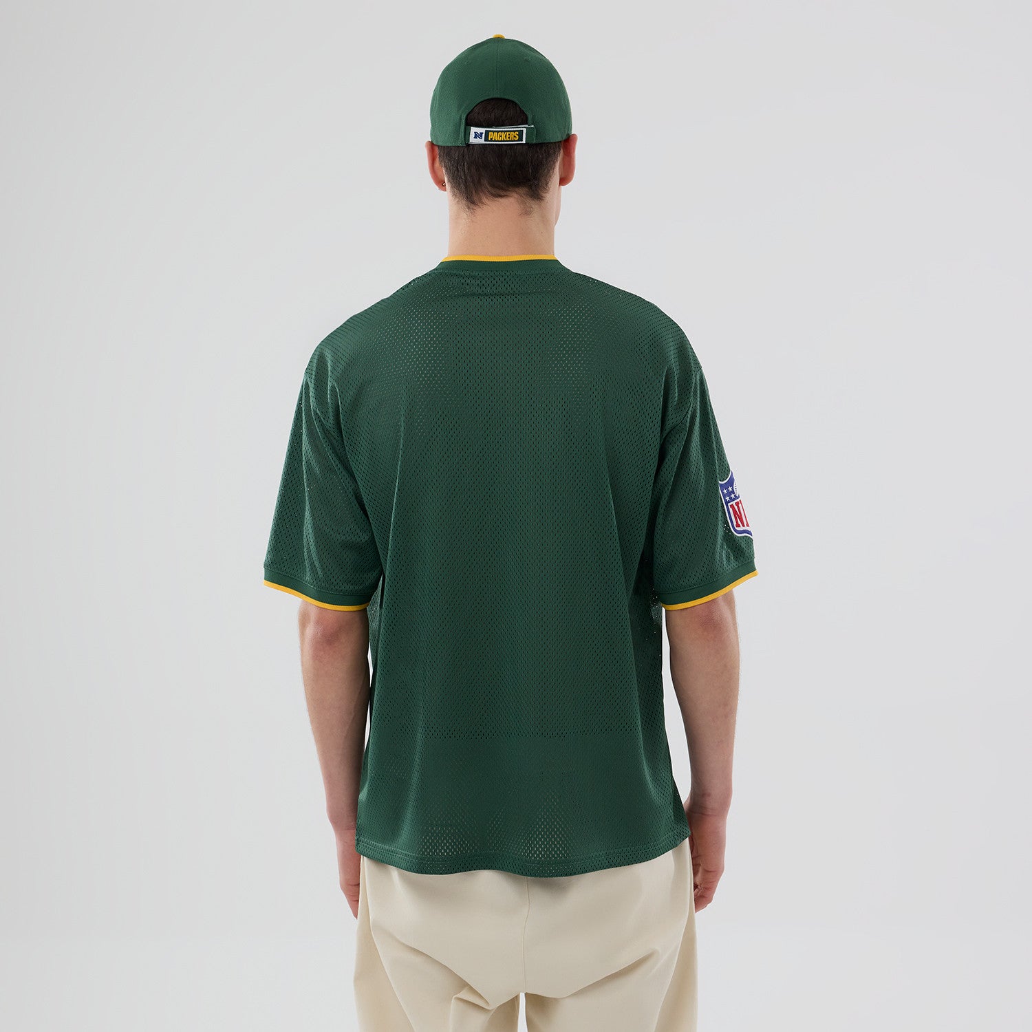 New Era - NFL Oversize Mesh Tee - Green Bay Packers - Headz Up 