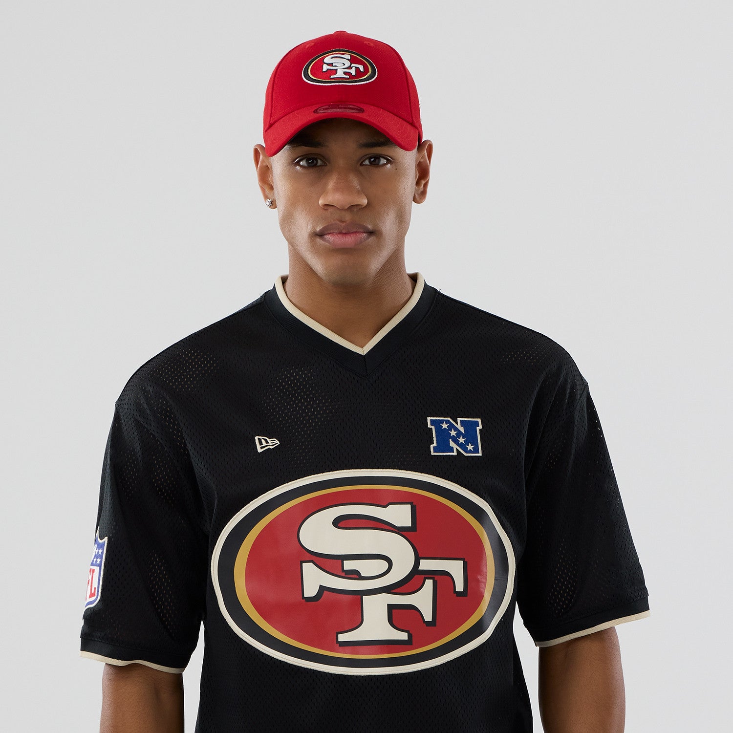New Era - NFL Oversize Mesh Tee - San Francisco 49ers - Headz Up 