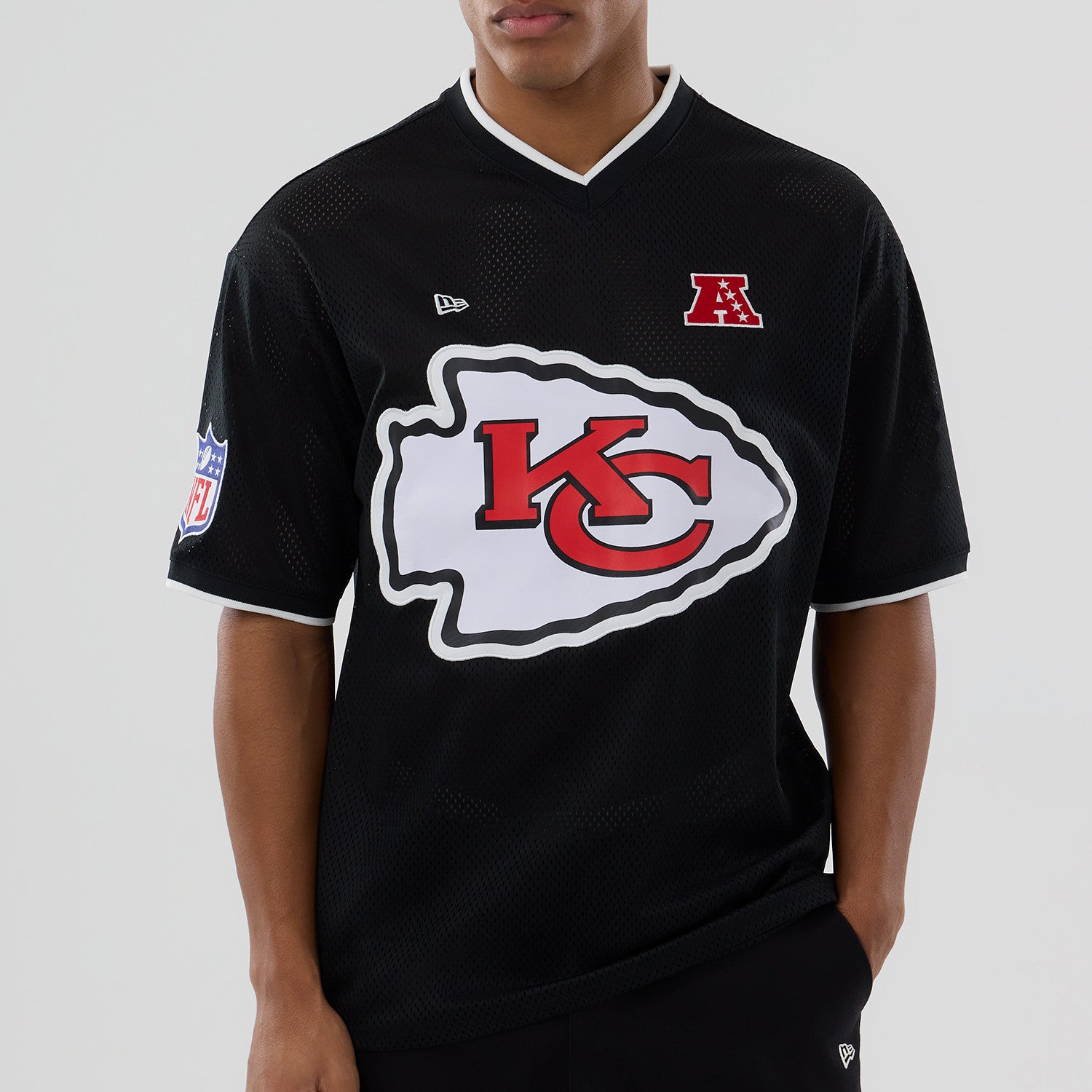 New Era - NFL Oversize Mesh Tee - Kansas City Chiefs - Headz Up 