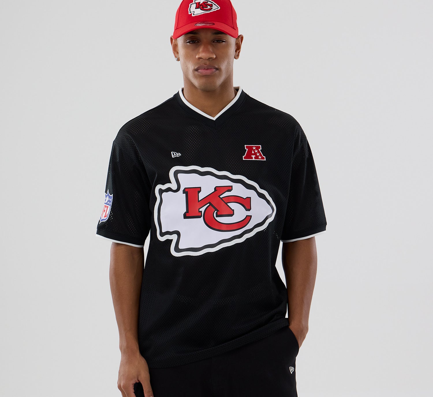 New Era - NFL Oversize Mesh Tee - Kansas City Chiefs - Headz Up 