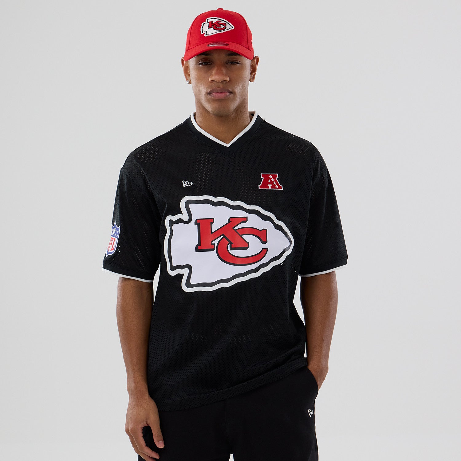 New Era - NFL Oversize Mesh Tee - Kansas City Chiefs - Headz Up 