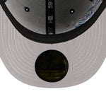 New Era 59FIFTY fitted cap med Chicago White Sox logo i sort, vises fra foran med flat skygge og justerbar pasform