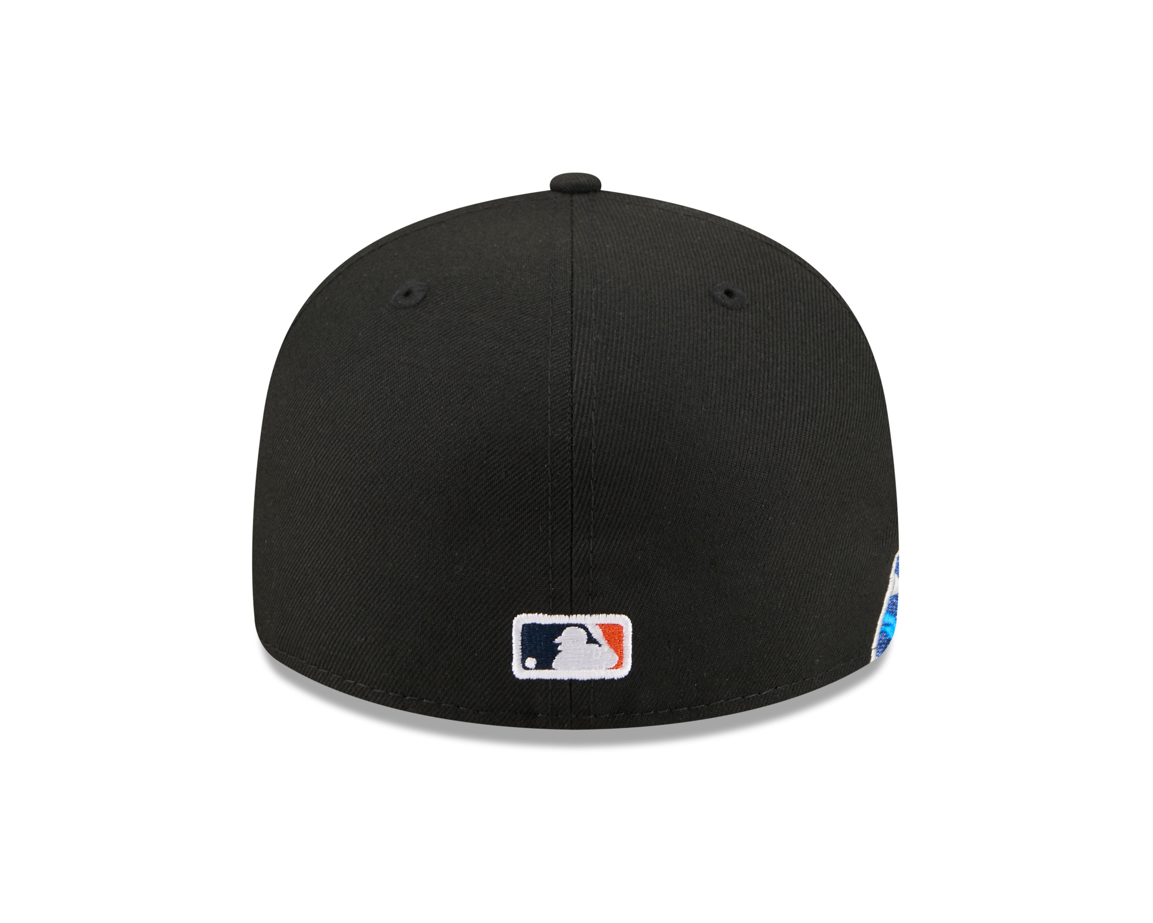 Sort New Era 59FIFTY fitted cap med Detroit Tigers logo og VISSURF-design, klassisk baseballkasket til mænd