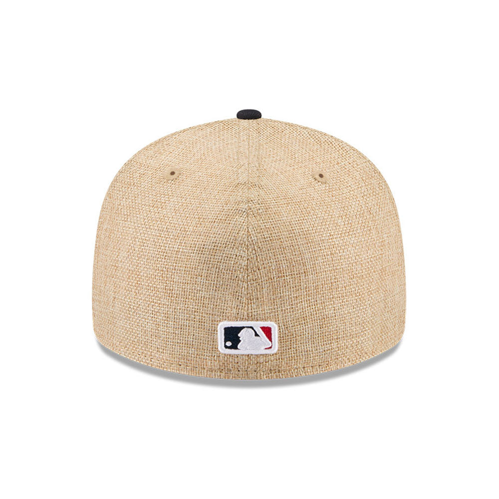 New Era 59FIFTY fitted kasket med Boston Red Sox logo i TWINE-design, XTN model, vises i sort-hvid farvetegning