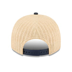 New Era New York Yankees 9FIFTY A-Frame cap i grået med flat skygge og justerbar rem, baseball cap til fans.