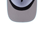 New Era Detroit Tigers 9FIFTY snapback kasket i pastelblå med A-Frame design og MLB Deep Water logo.
