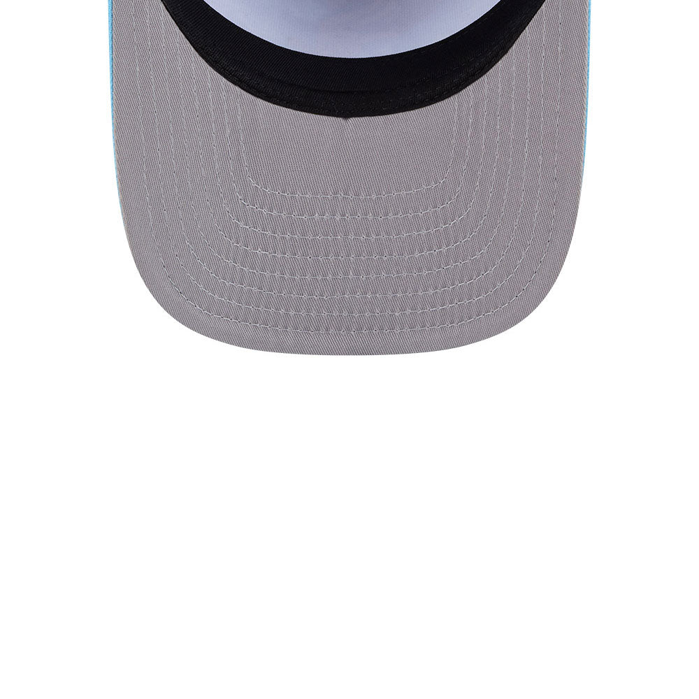 New Era Chicago White Sox 9FIFTY A-Frame snapback cap i pastelblå med MLB Deep Water design og logo.