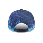 New Era New York Yankees 9FIFTY A-Frame snapback cap i pastel blå med MLB Deep Water-design, justeret for en afslappet stil