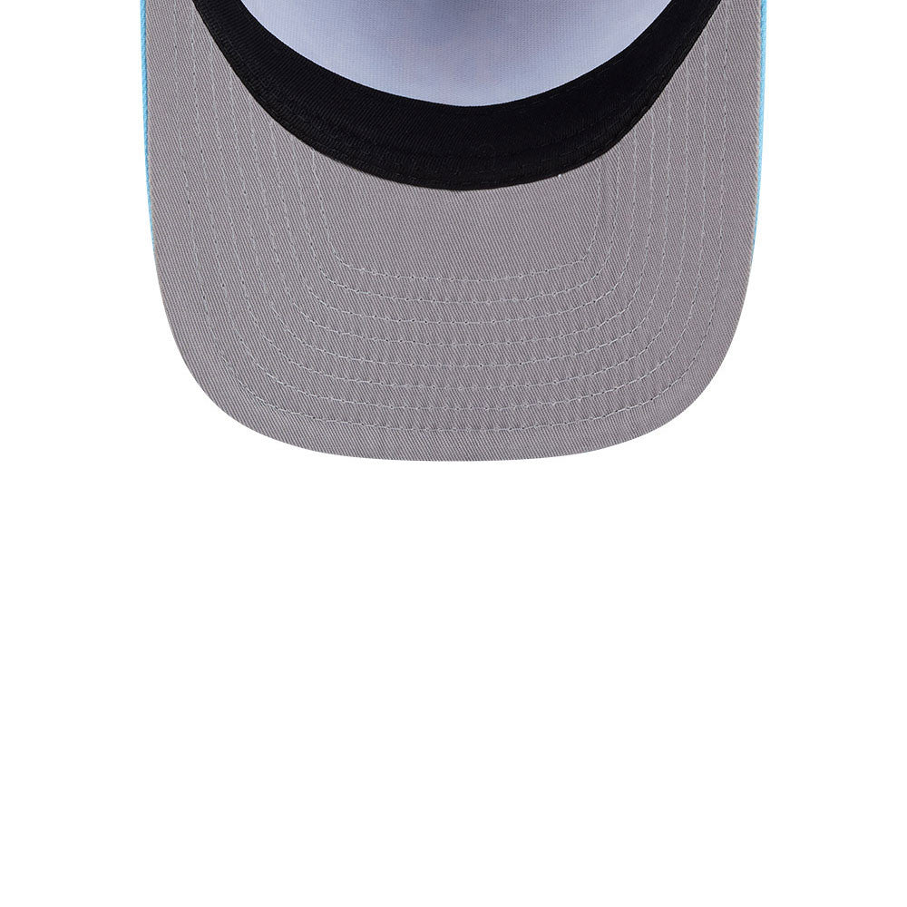 New Era New York Mets 9FIFTY A-Frame snapback cap i pastelblå med MLB Deep Water design, justeret til sport og streetstyle.