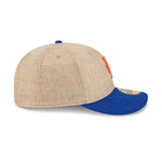 New Era 59FIFTY fitted cap med Mets logo i TWINE-material, sort og gråfarvet, afslappet baseballkasket.
