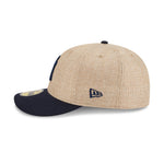New Era 59FIFTY fitted cap med Yankees logo og twine-design, sort farve, tæt pasform og sportsstil.