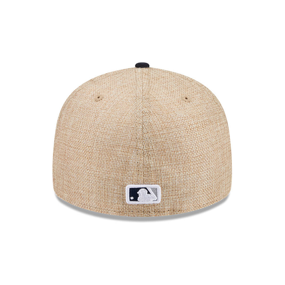 New Era 59FIFTY fitted cap med Yankees logo i TWINE-material, sort med justerbart fit, sporty baseball cap.