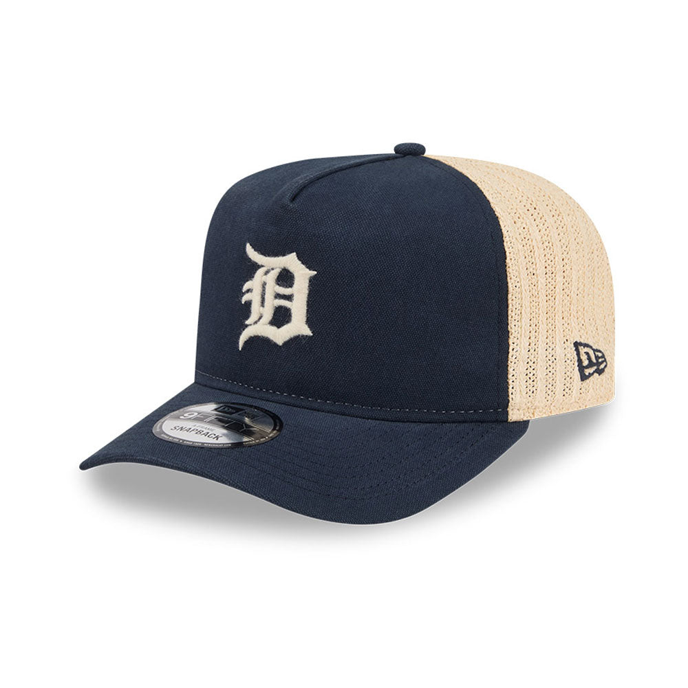 New Era Detroit Tigers 9FIFTY A-Frame cap i grået med tydelig Detroit Tigers logo foran