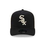 New Era Chicago White Sox 9FIFTY A-Frame kasket i grået med logo, justerbar snapback, sporty baseball cap.