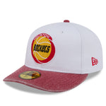 New Era 59FIFTY Houston Rockets fitted cap i hvid og rød med logo og sporty design, hardwood classic stil.