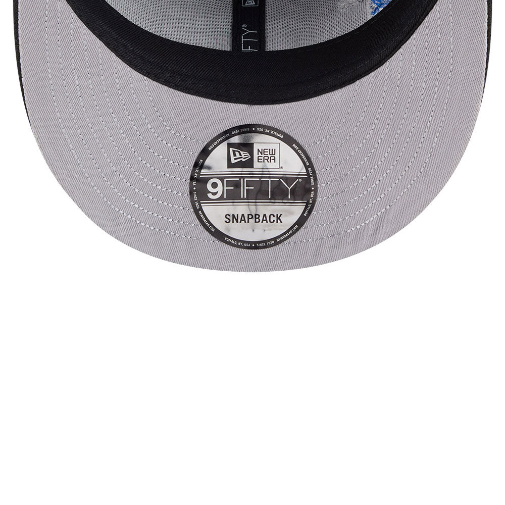 Sort New Era Oakland Athletics 9FIFTY A-Frame snapback cap med visersurf og logo, afslappet sportsstil