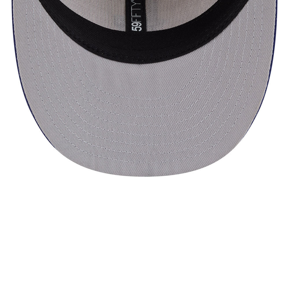 New Era 59FIFTY fitted cap med LA Dodgers logo i TWINE-material, XTN model, sort og komfortabelt design