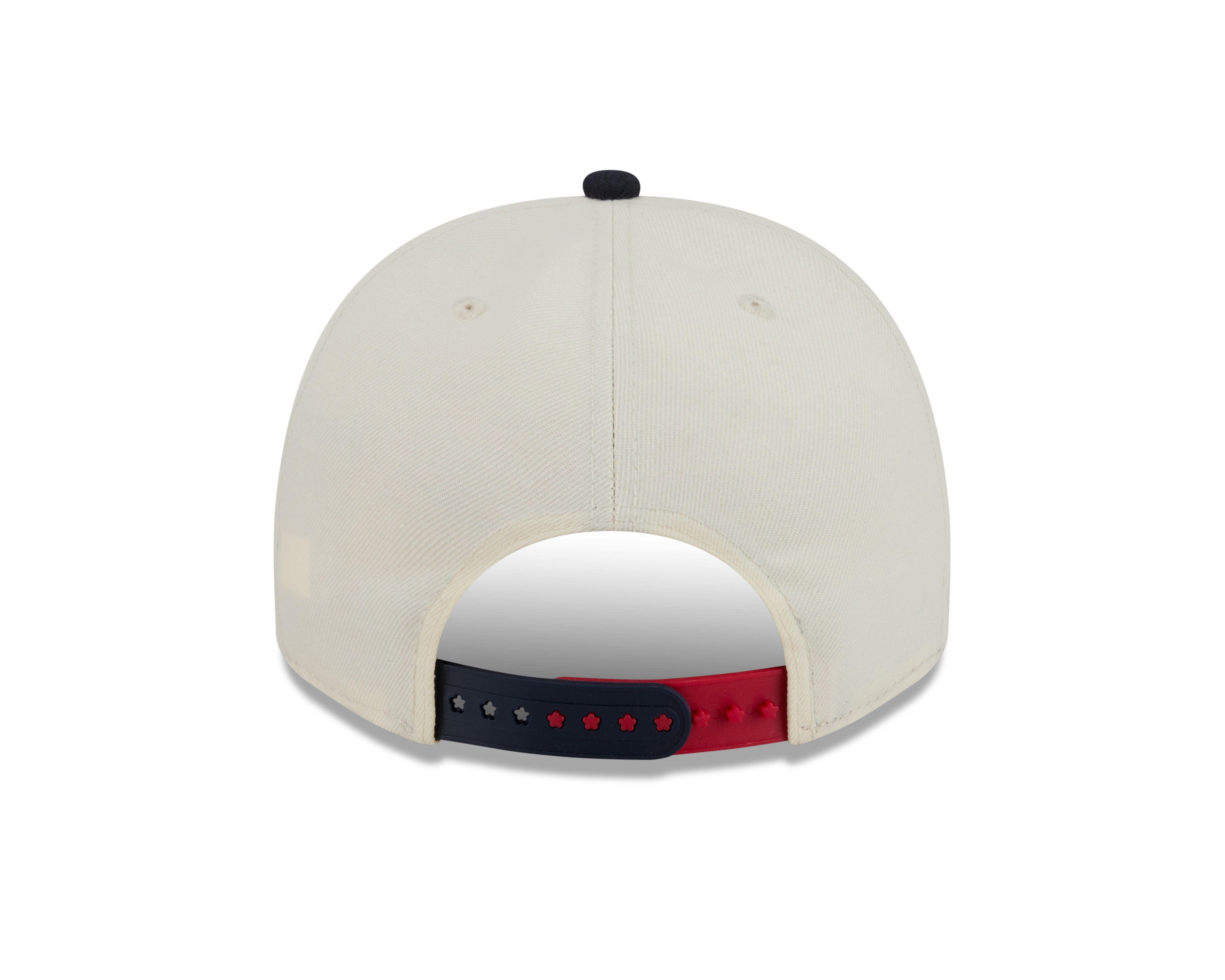 New Era New York Yankees 9FIFTY A-Frame snapback cap med stjerner og striber i krom design, afslappet sportsstil.